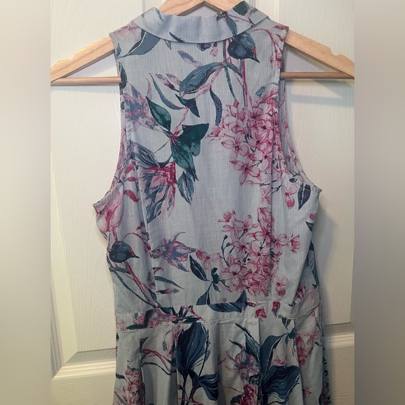 Ivanka Trump Floral Sleeveless Dress - Pink and Blue Size 2 - Picture 6 of 6